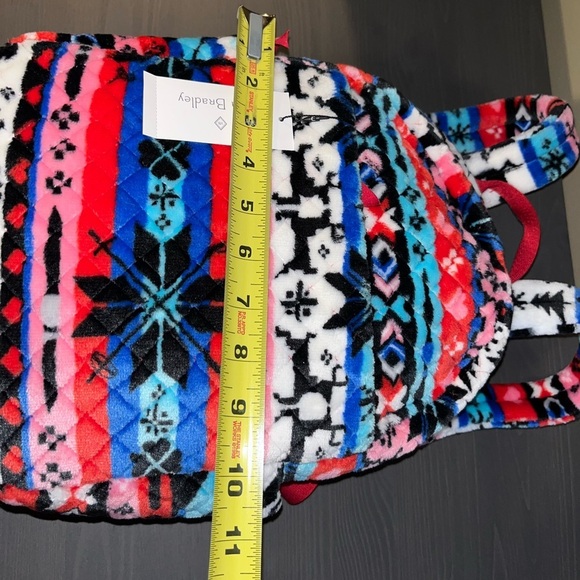 Vera Bradley Nordic Stripe Fleece Backpack NEW main image 5